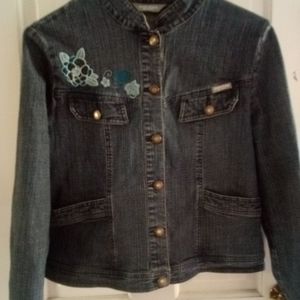Simon chang jean jacket